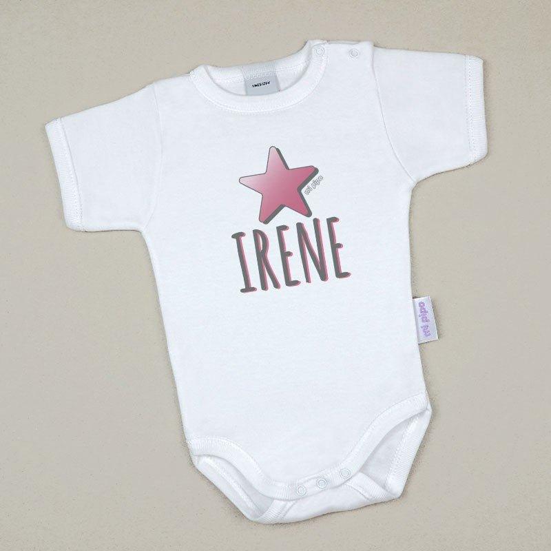Body Personalizado Bebé Estrella Nombre Mi Pipo - Nanetes #